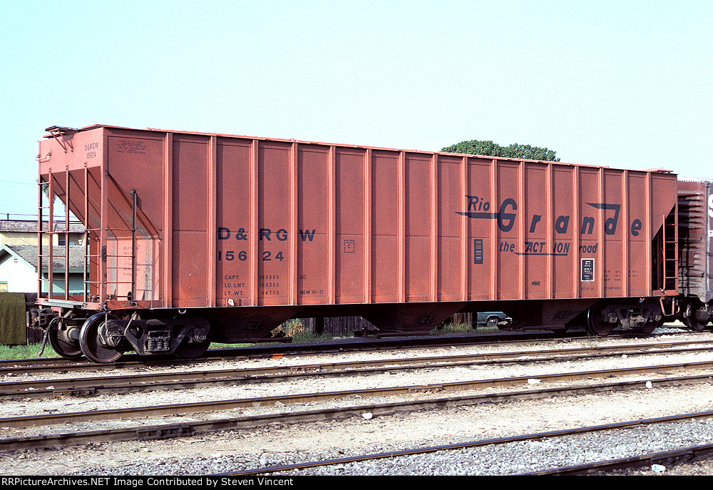 Rio Grande 4700 cf covered hopper DRGW #15624